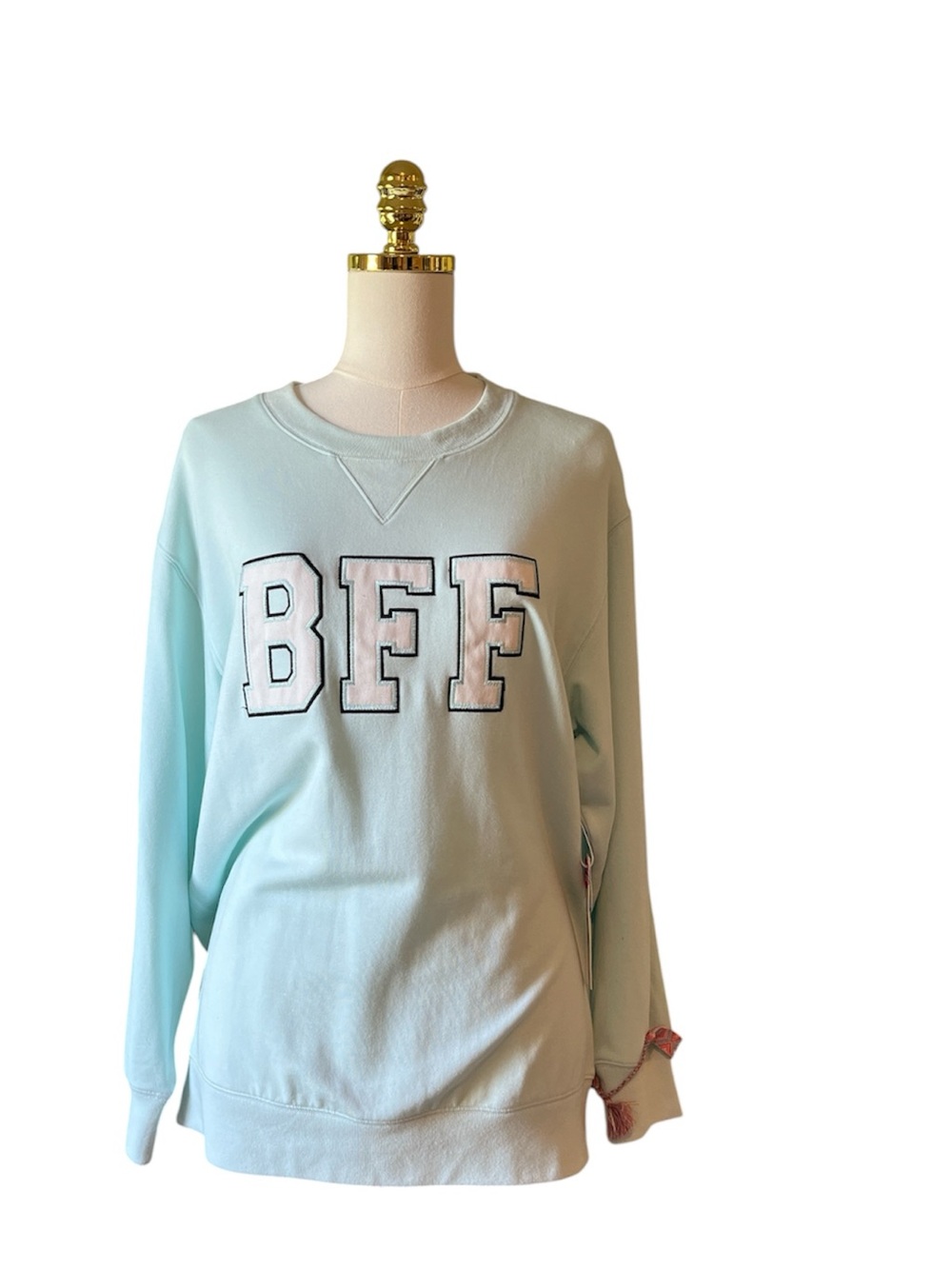 Alice + Olivia A+O X Big Feelings Scarlett Oversized Crewneck Women’s Sz S